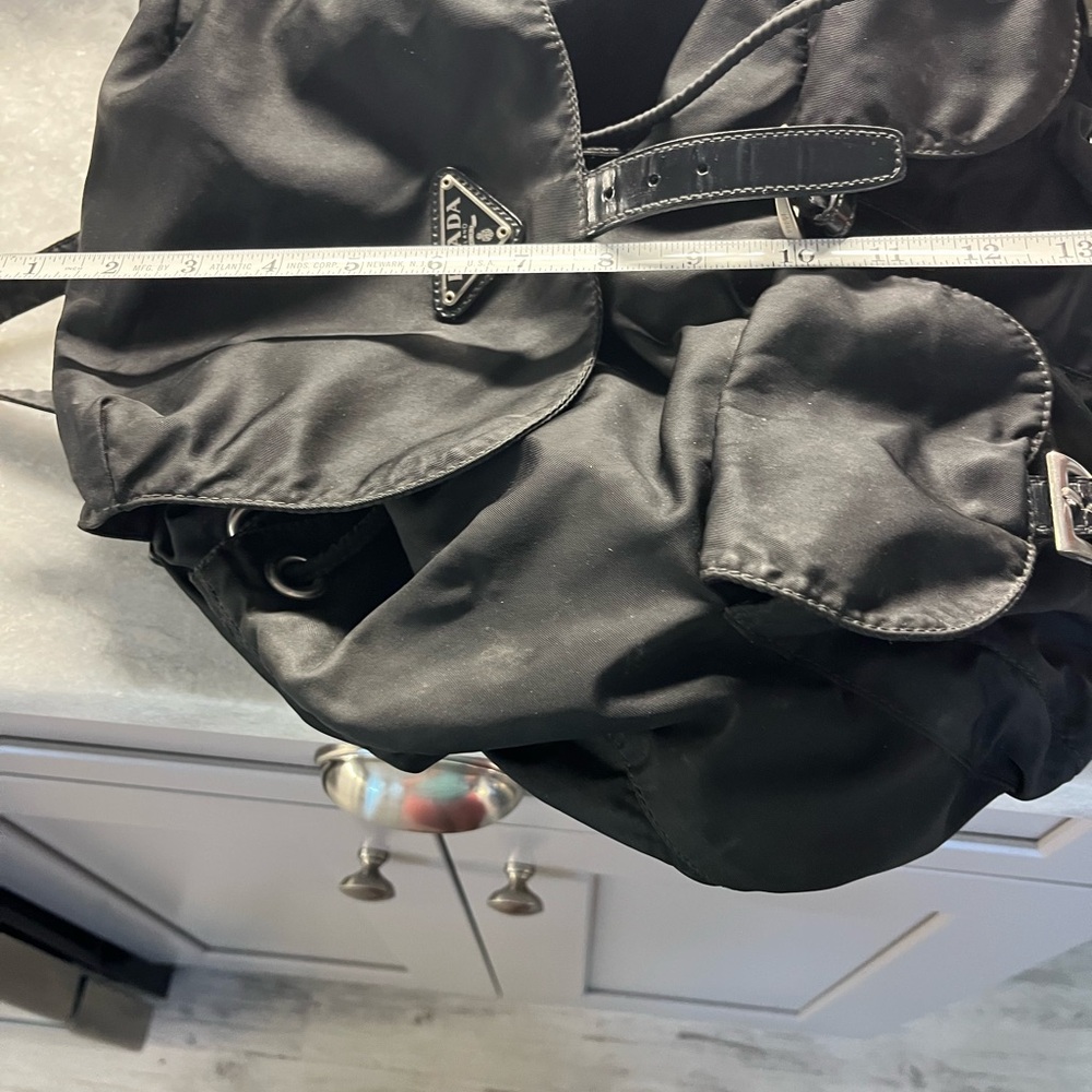 Prada Black Backpack Water-Resistant Nylon - Picture 13 of 13